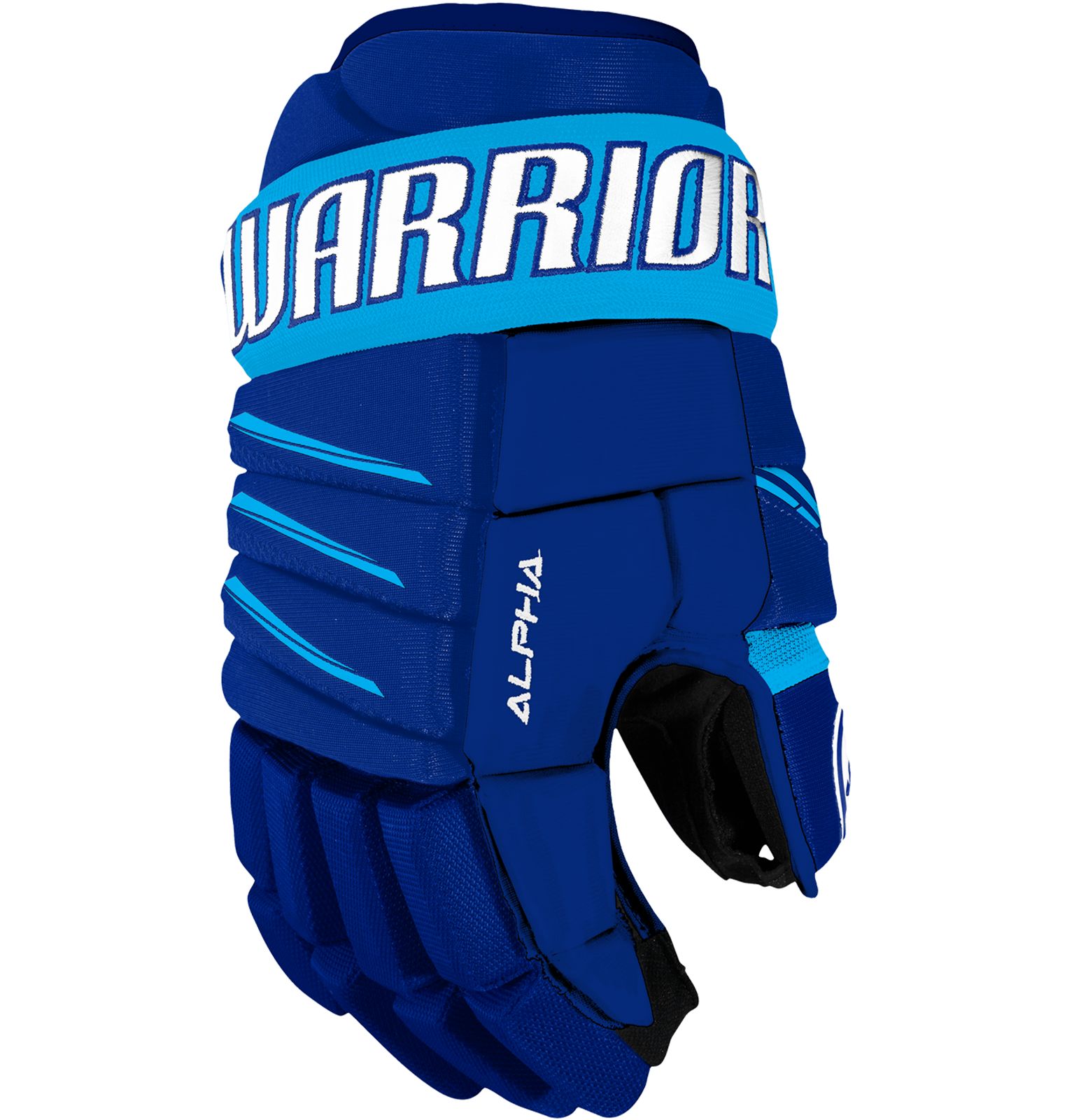 Alpha QX3 JR Glove, Dark Royal with Carolina Blue image number 0