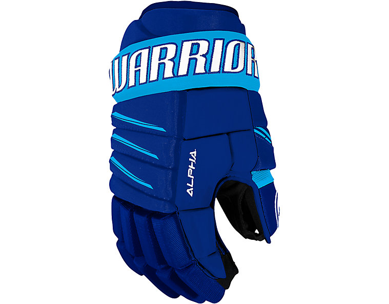 Alpha QX3 JR Glove, Dark Royal with Carolina Blue image number 0