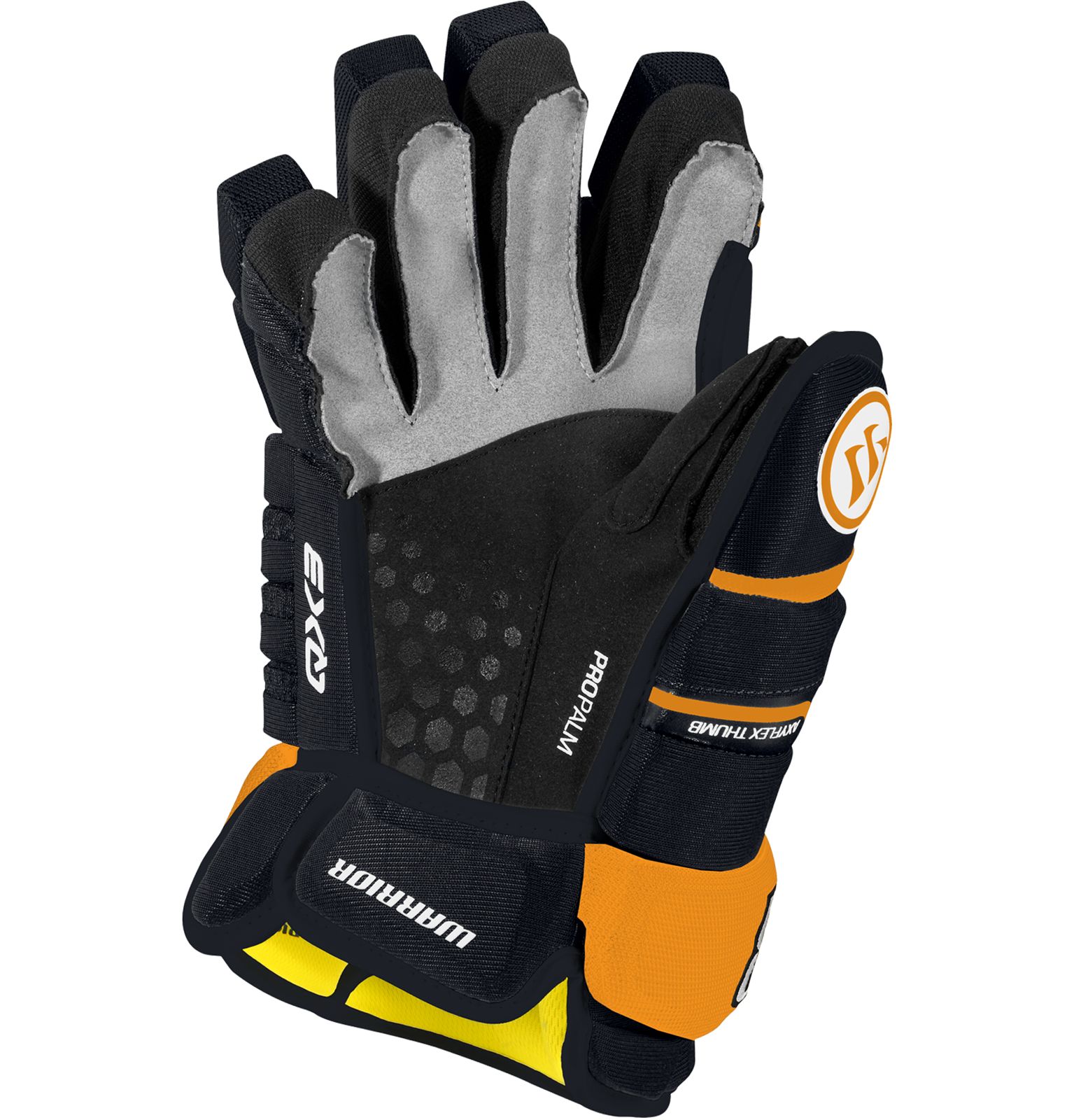 Alpha QX3 JR Glove, Navy with Athletic Gold image number 0
