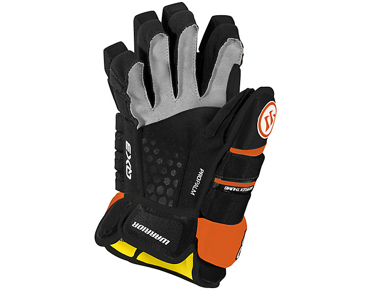 Alpha QX3 SR Glove, Black with Orange image number 1