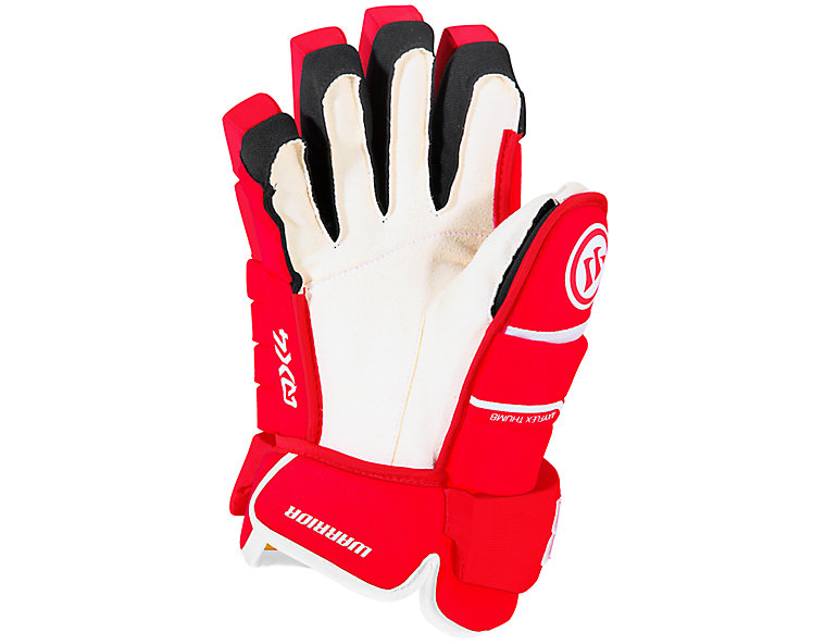 Alpha QX4 JR Glove, Red with White image number 1