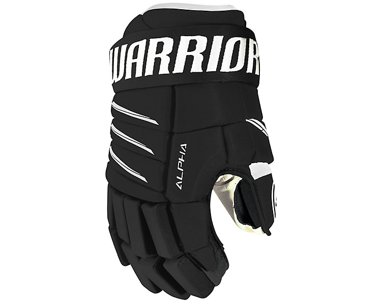 Alpha QX4 SR Glove, Black with White image number 0