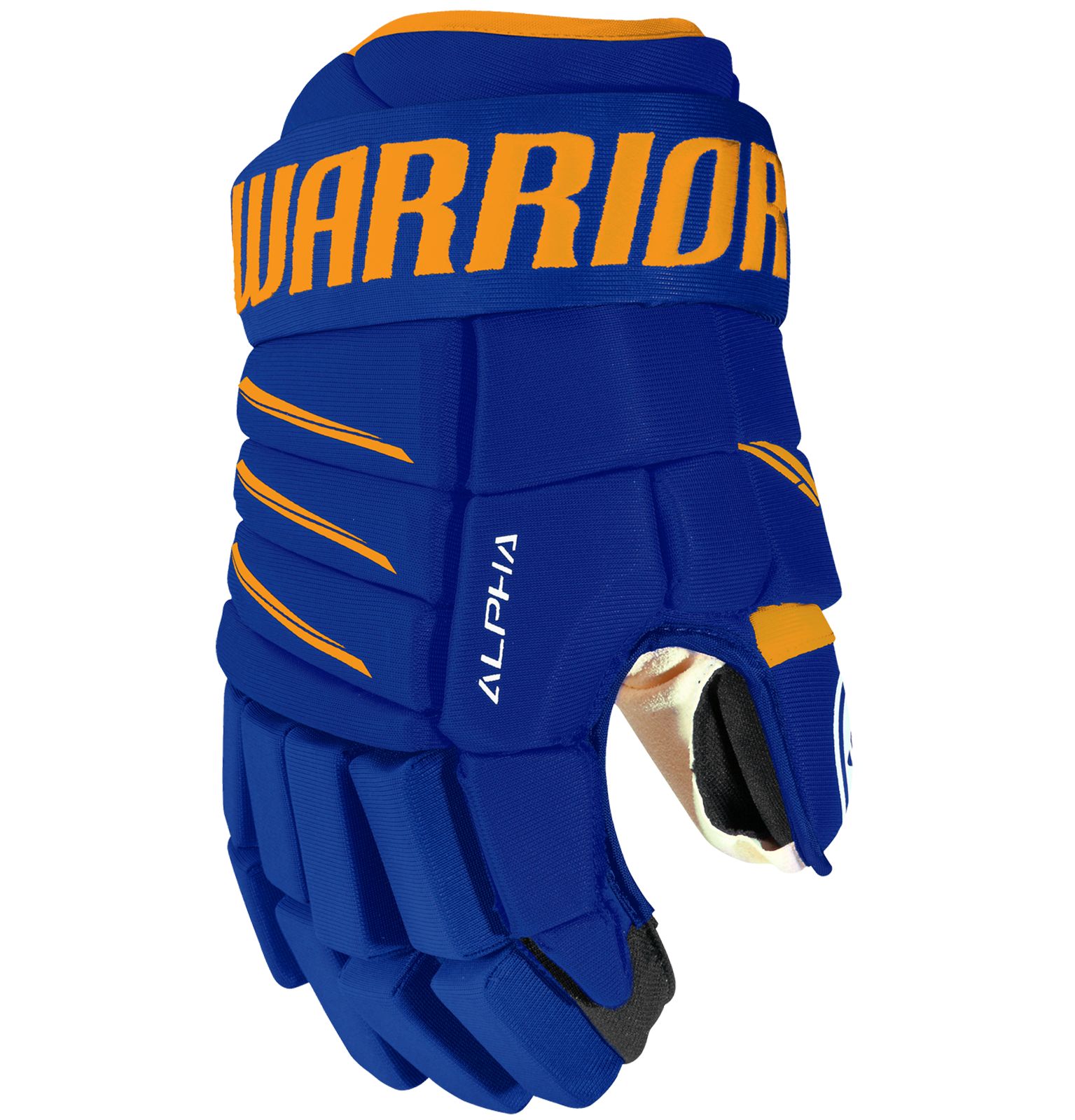 Alpha QX4 SR Glove, Royal Blue with Athletic Gold image number 0