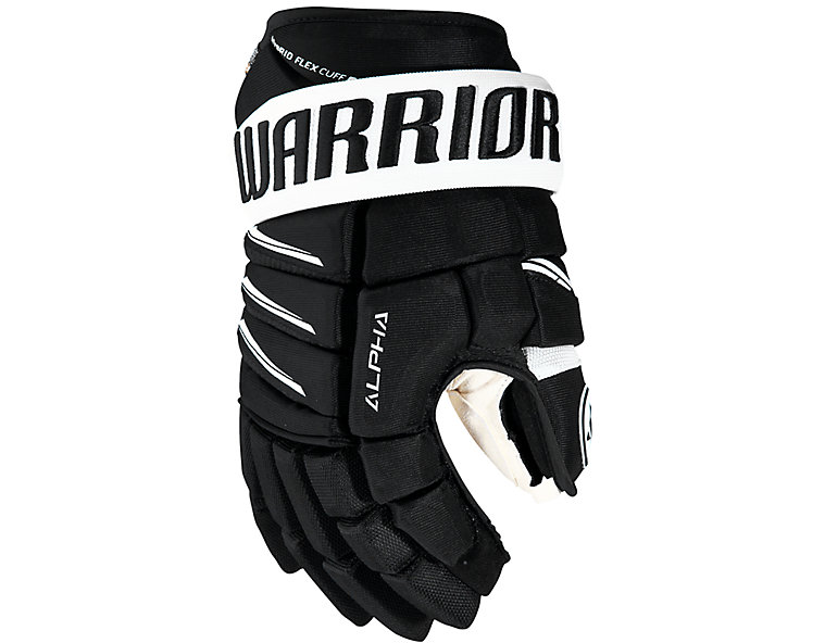 Alpha QX Pro JR Glove, Black with White image number 0