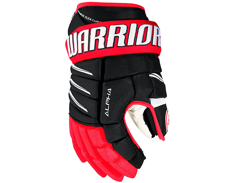 Alpha QX Pro JR Glove, Black with Red & White image number 0