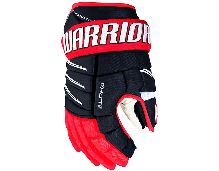 Alpha QX Pro JR Glove, Navy with Red & White image number 0