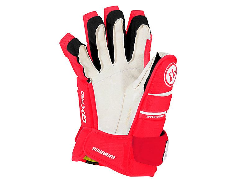 Alpha QX Pro JR Glove, Red with White image number 1
