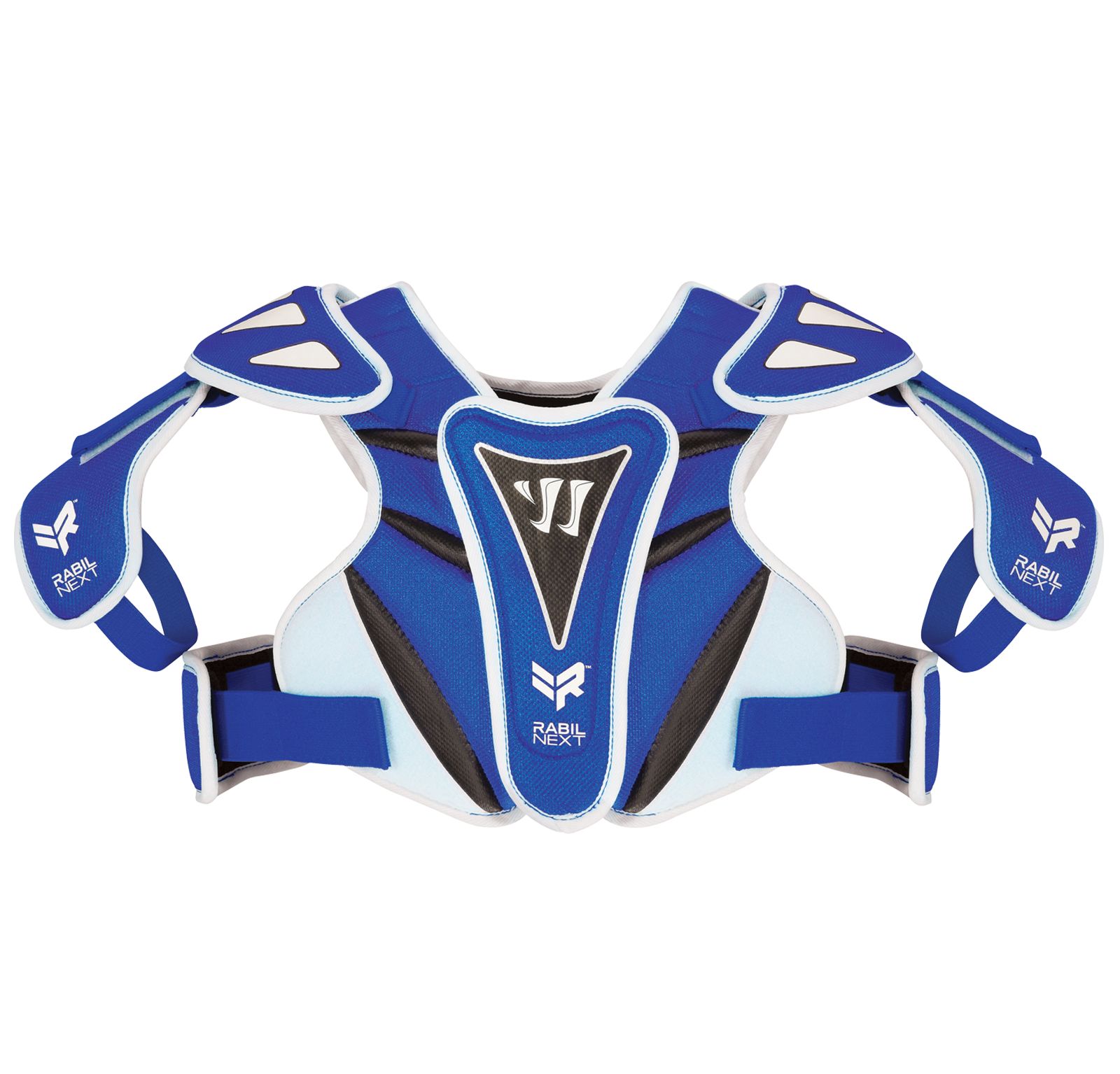 Rabil Next Shoulder Pad, Royal Blue with White image number 0