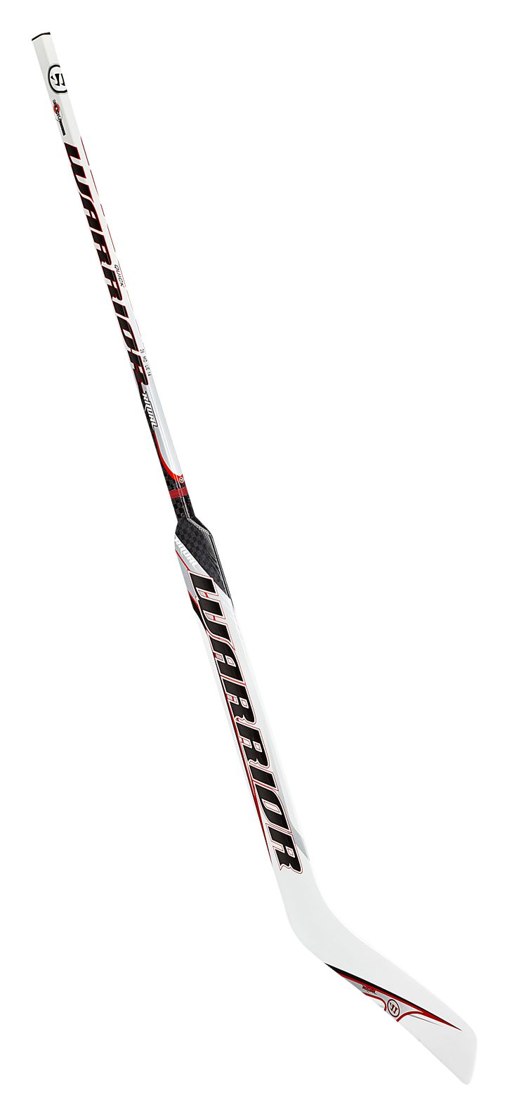 Ritual Goalie Stick, White with Black &amp; Red image number 2