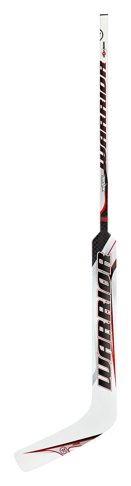 Ritual Goalie Stick, White with Black &amp; Red image number 1