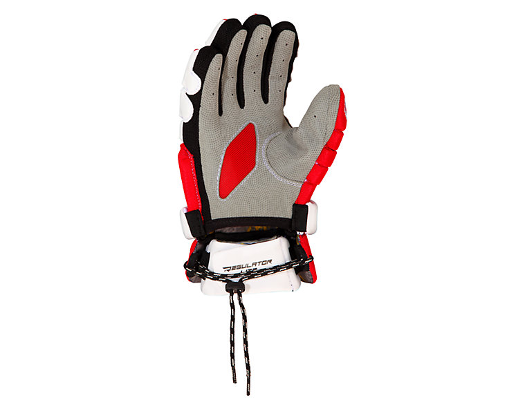 Regulator Light Lacrosse Glove , Red with White image number 1