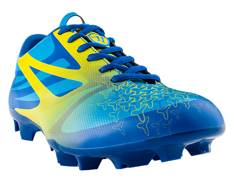 Superheat Combat FG - Kids, Vision Blue with Blue & Cyber Yellow image number 2