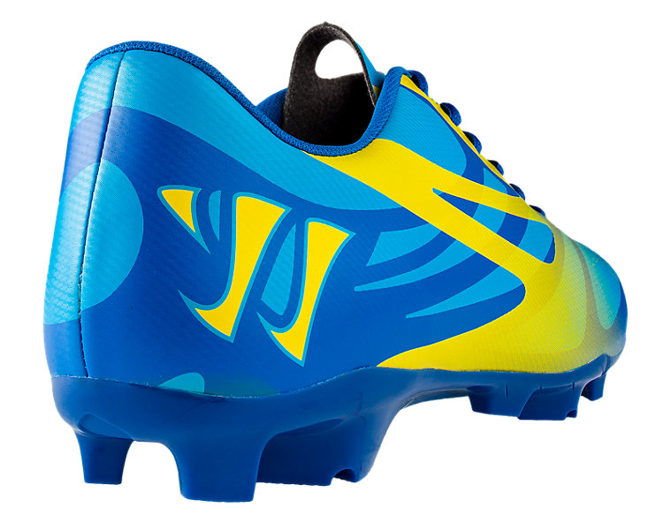 Superheat Combat FG - Kids, Vision Blue with Blue & Cyber Yellow image number 4