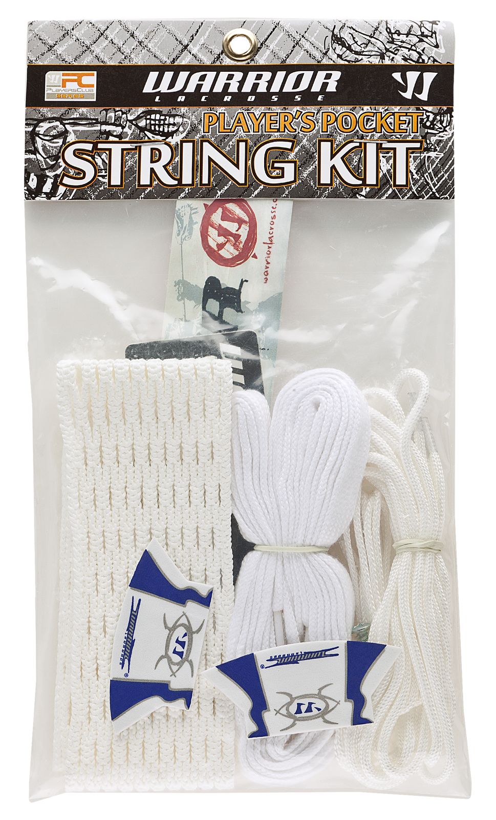 String Kit - Hard Mesh Players Pocket, White image number 0