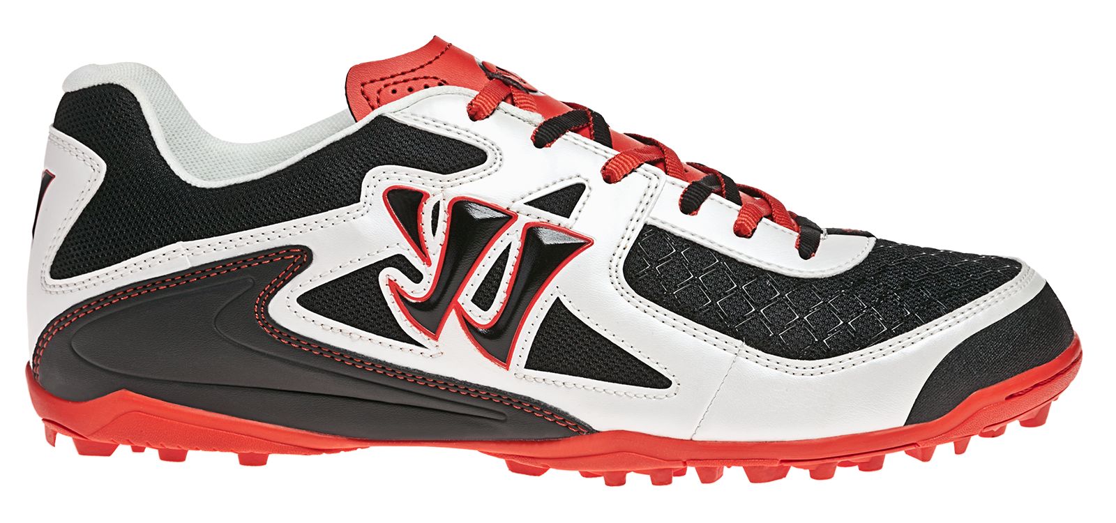 Blitz Low Profile Turf, Black with Pearlized White & Red image number 1