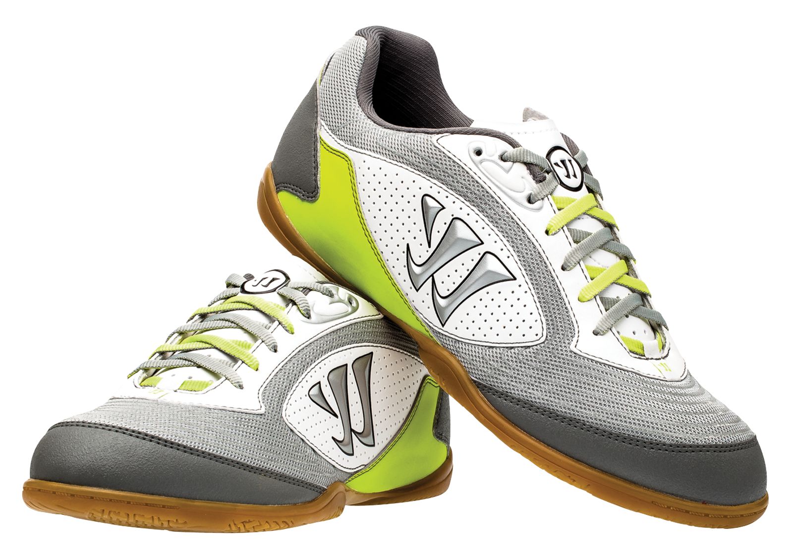 Thrust Futsal, White with Lime & Steel image number 3