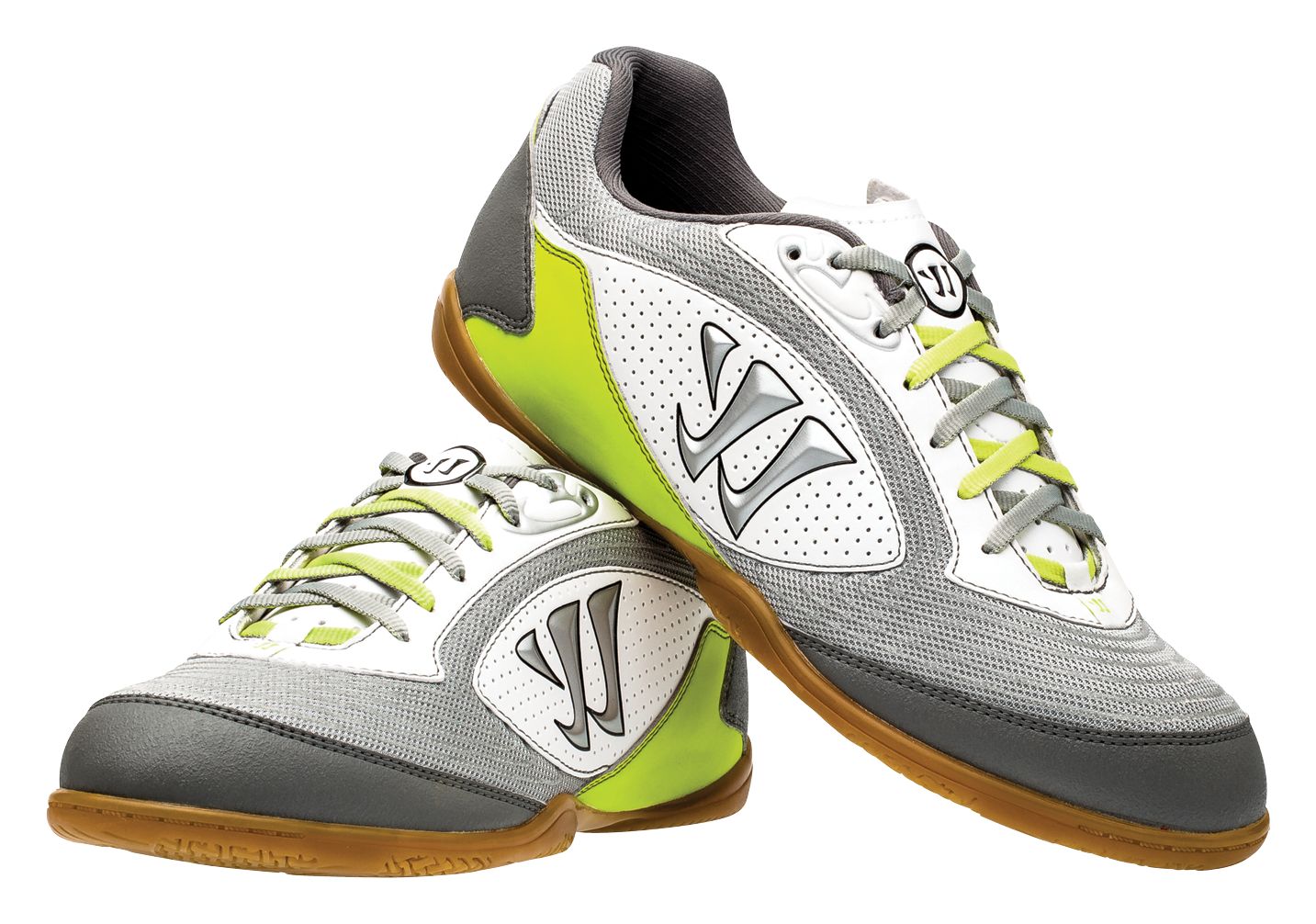 Thrust Futsal, White with Lime & Steel image number 4