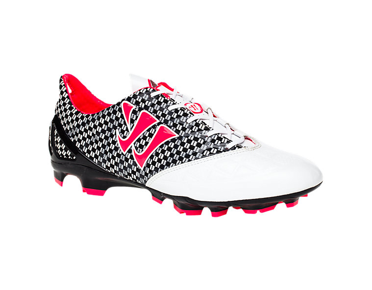 Gambler S-Lite FG, White with Black & Neon Pink image number 3