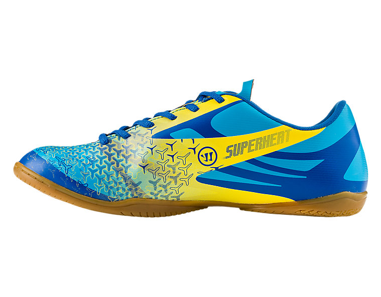 Superheat Combat Indoor, Vision Blue with Blue & Cyber Yellow image number 3