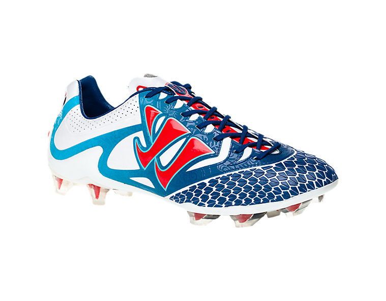 Skreamer S-Lite FG, White with Navy & Fiery Red image number 3