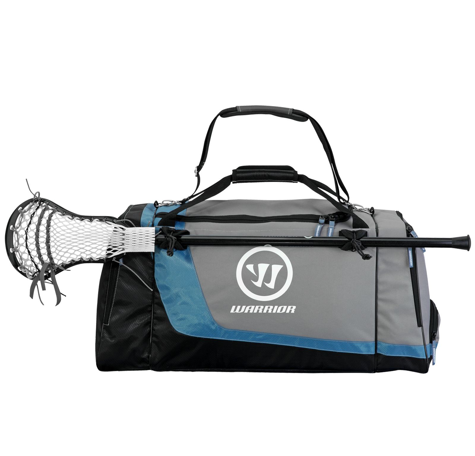Space Shuttle Duffel Bag, Black with Grey & Blue image number 1