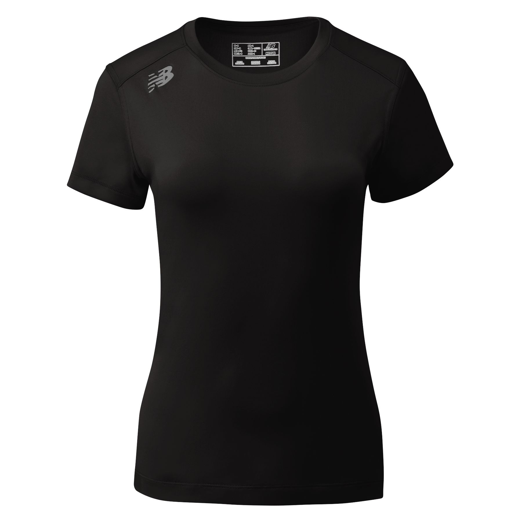 NB Women's SS Tech Tee, Team Black image number 0