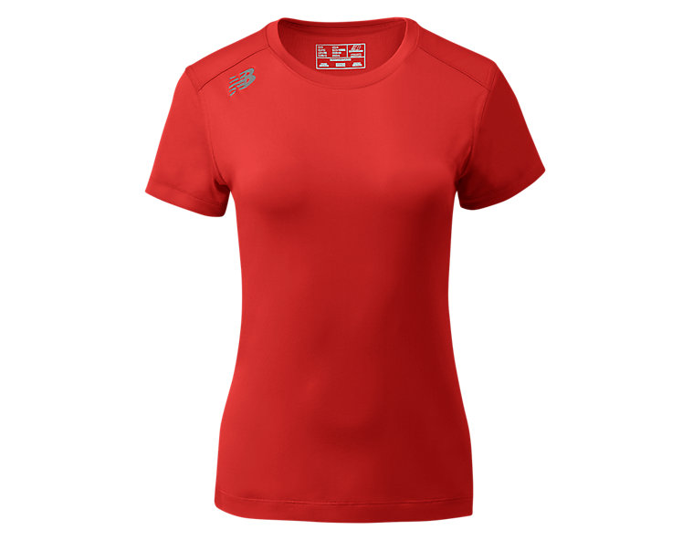 NB Women's SS Tech Tee, Team Red image number 0