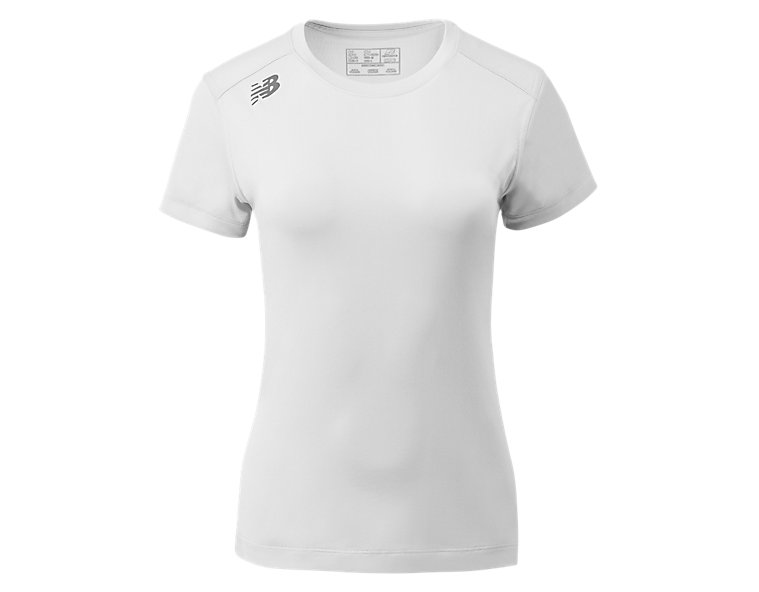 NB Women's SS Tech Tee, White image number 0