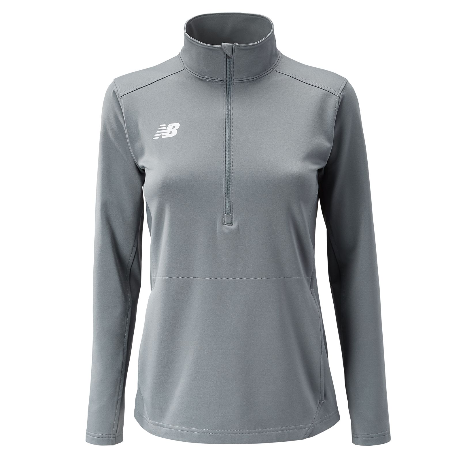 NB Womens Solid Half Zip, Gunmetal image number 0