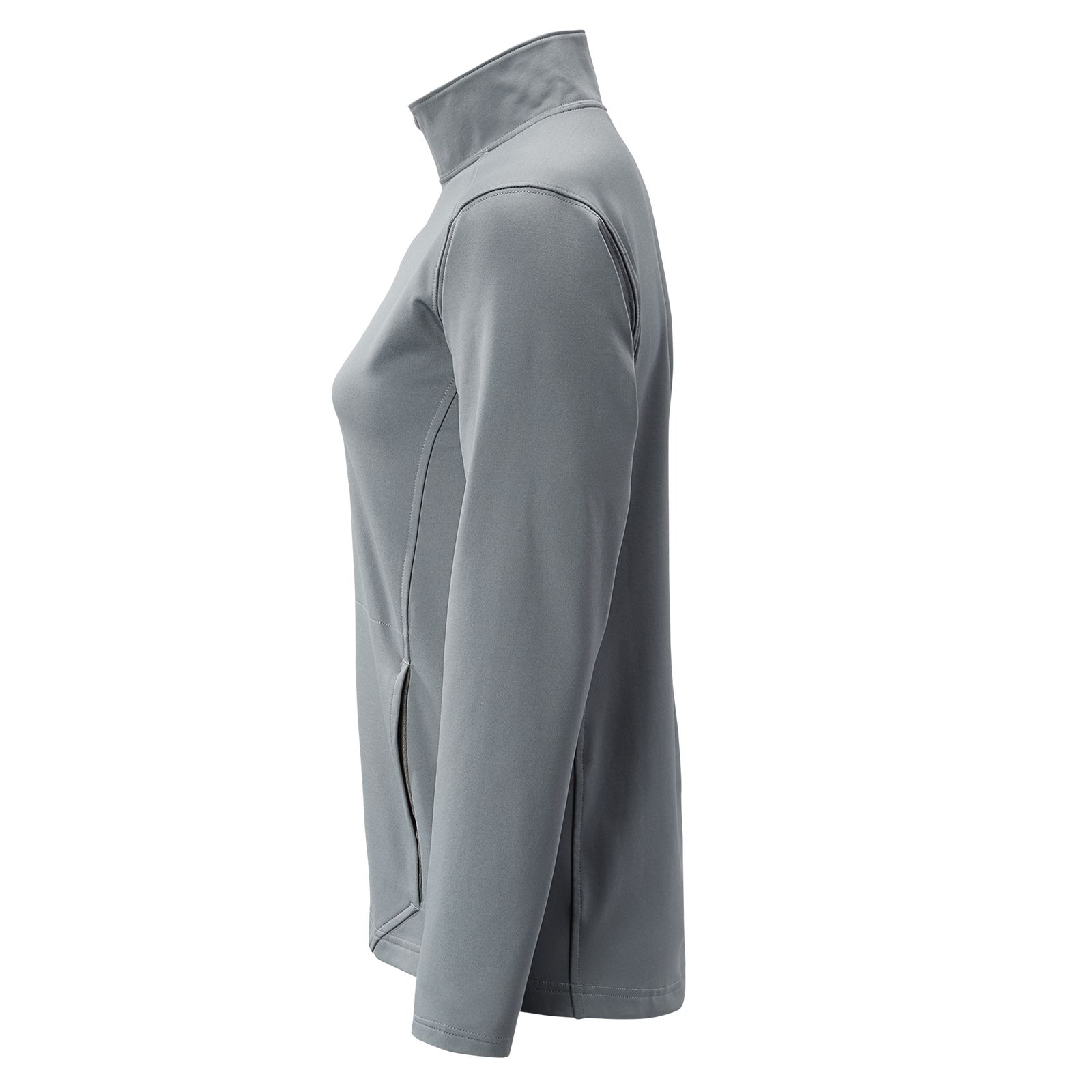 NB Womens Solid Half Zip, Gunmetal image number 1