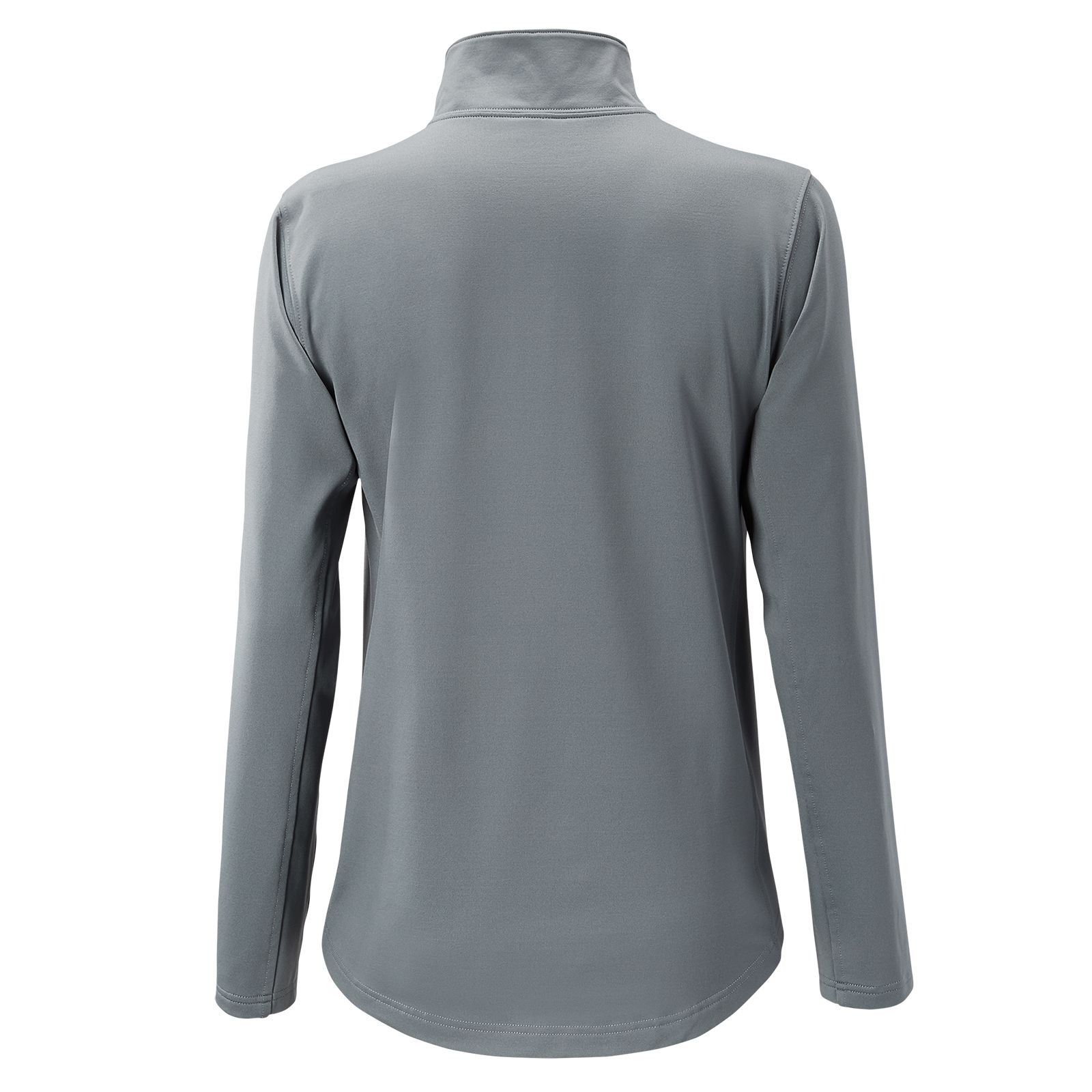 NB Womens Solid Half Zip, Gunmetal image number 2