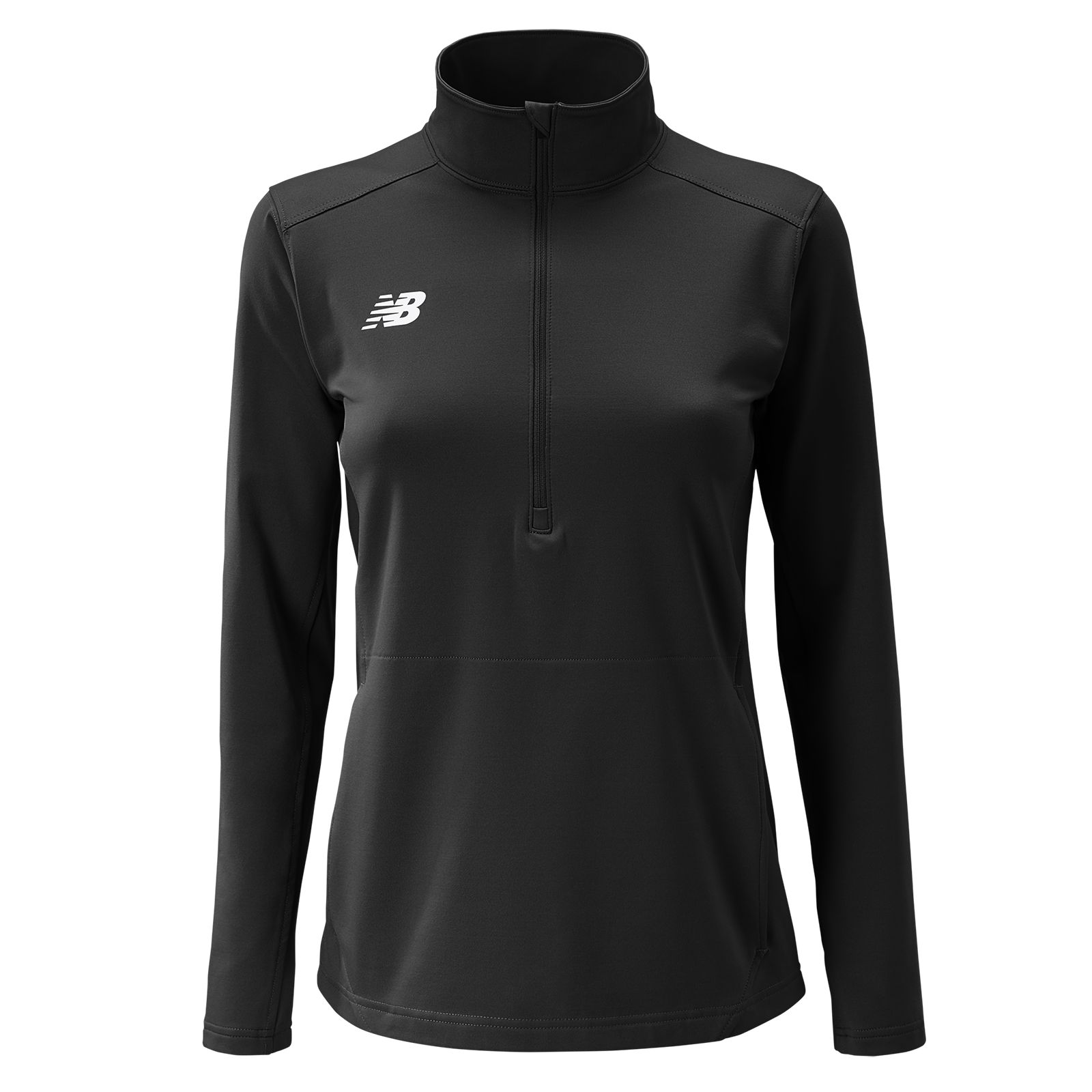 NB Womens Solid Half Zip, Team Black image number 0