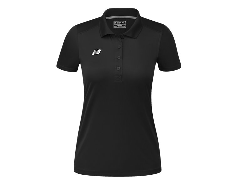 Women's Tech Polo, Black image number 0