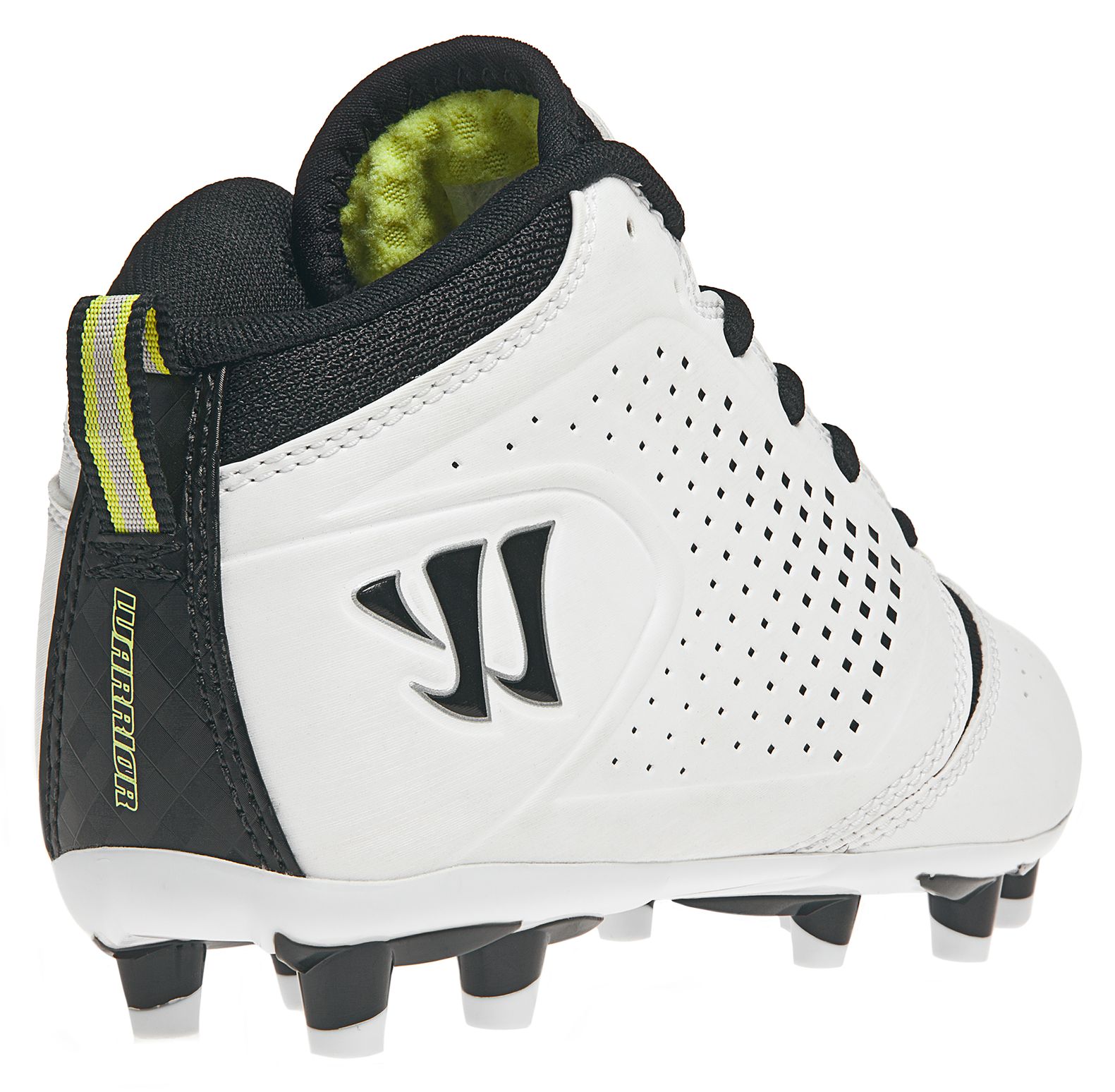 Youth Burn Speed Jr. 5.0 Cleat, White with Black image number 4