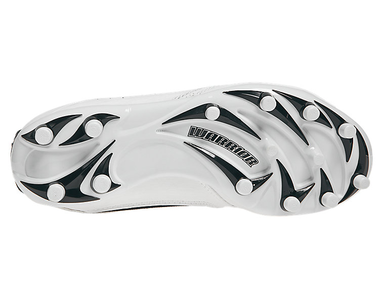 Youth Burn Speed Jr. 5.0 Cleat, White with Black image number 5