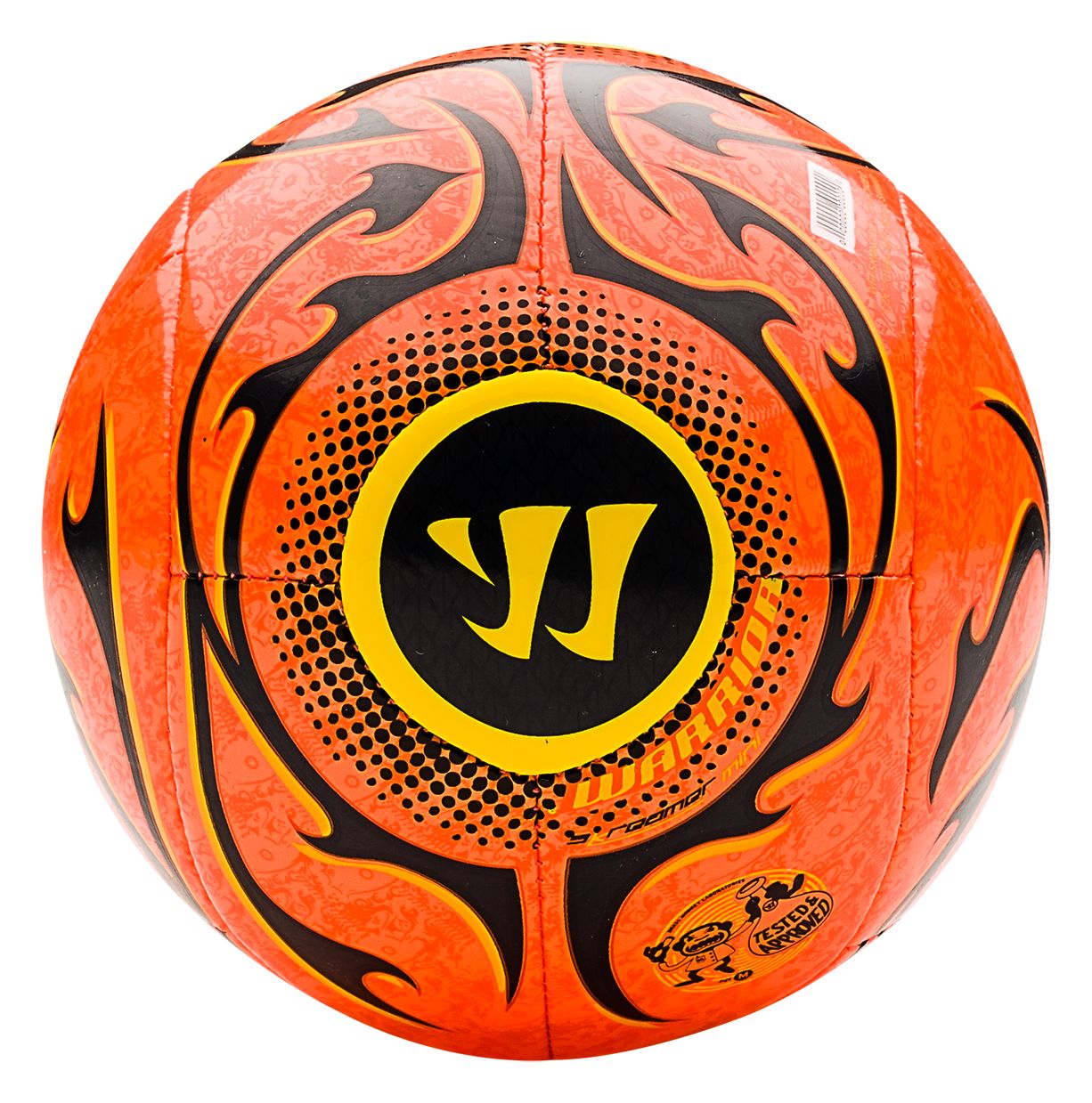 Skreamer Mini Ball, Orange with Ebony & Cyber Yellow image number 0