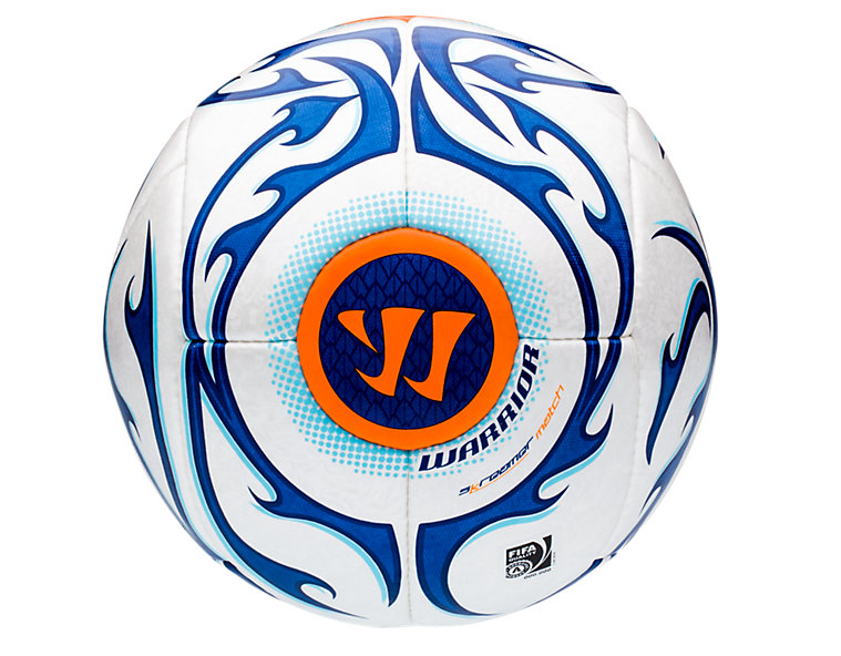 Skreamer Match Ball, White with Blue Radiance & Insignia Blue image number 0