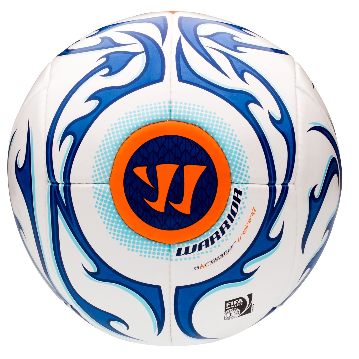 Skreamer Training Ball, White with Blue Radiance & Insignia Blue image number 0