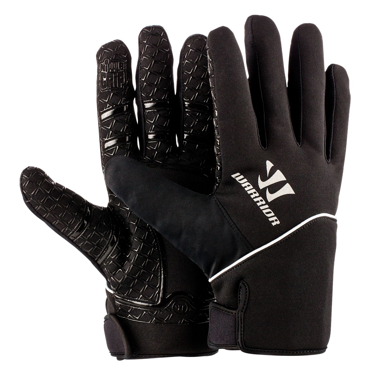 Player Glove, Black with Silver image number 0