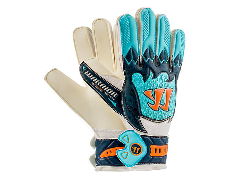 Skreamer Sentry Goalkeeper Gloves, White with Blue Radiance & Insignia Blue image number 0