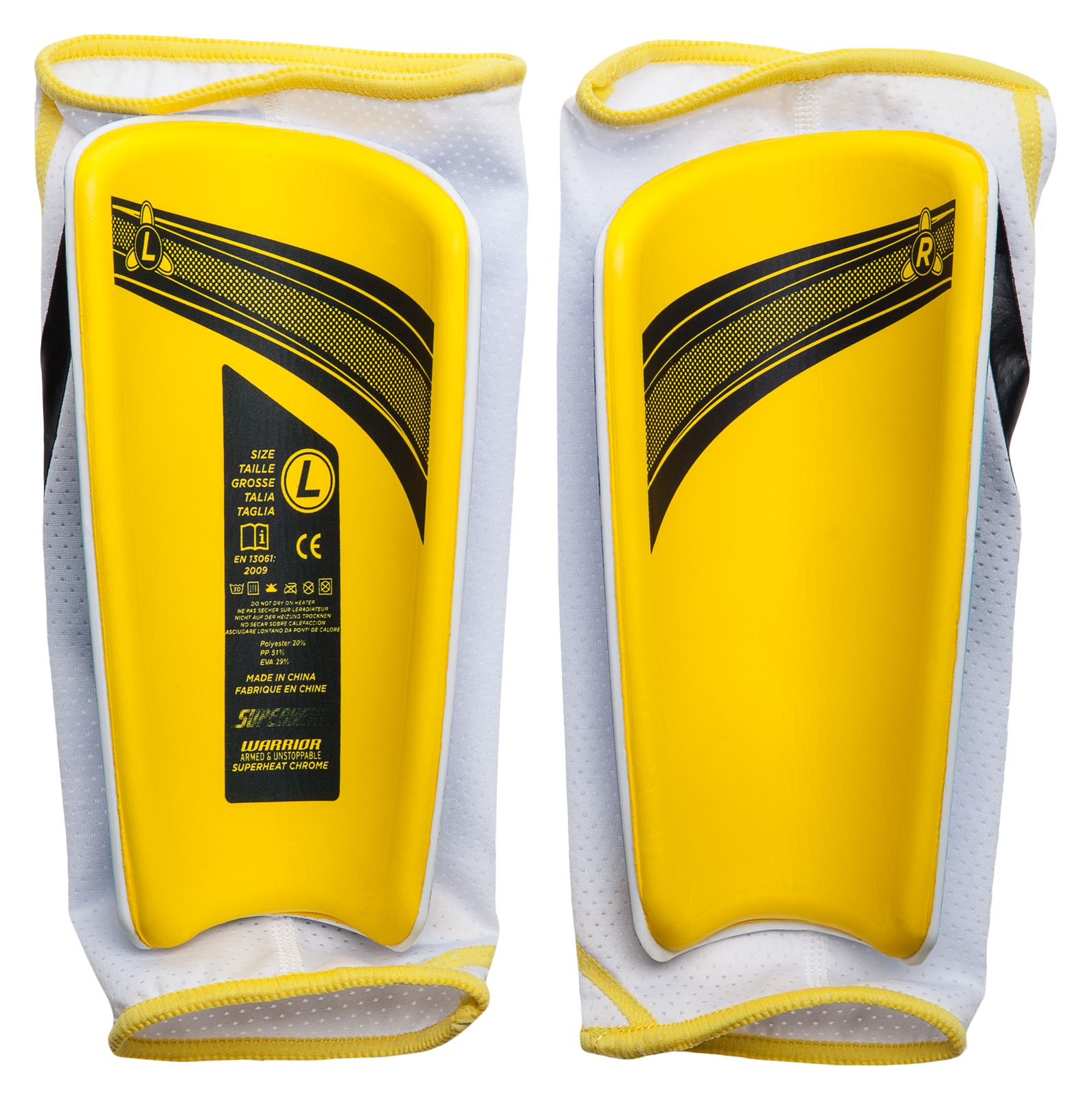 Superheat Chrome Shinguard, Blue with Aviator & Cyber Yellow image number 1