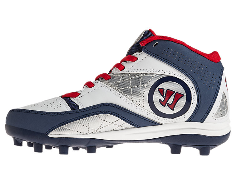 Youth Vex 2.0 Cleat - Rabil Edition, Blue with Red image number 0