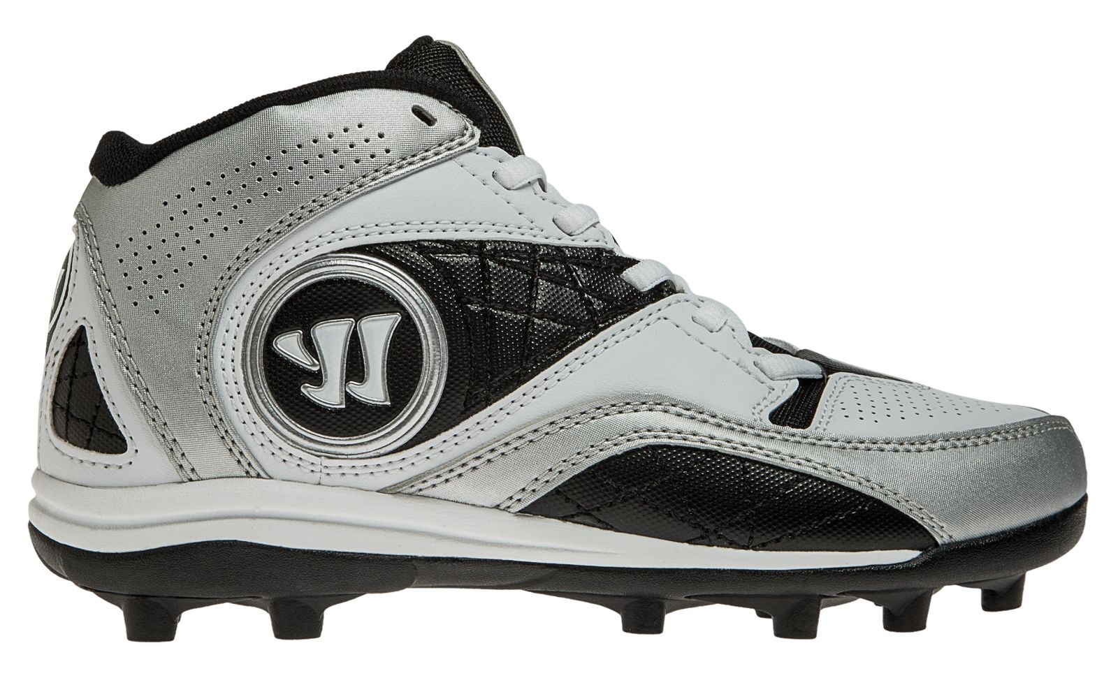 Youth Vex 2.0 Cleat, White with Black image number 0