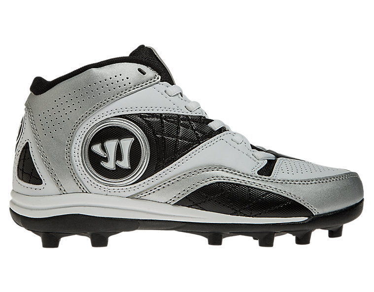 Youth Vex 2.0 Cleat, White with Black image number 0