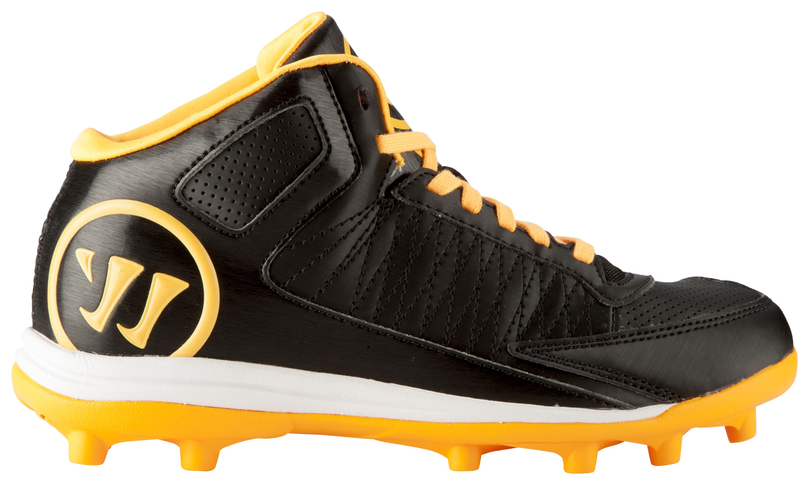 Vex 3.0 Youth Cleat, Black with Orange image number 1