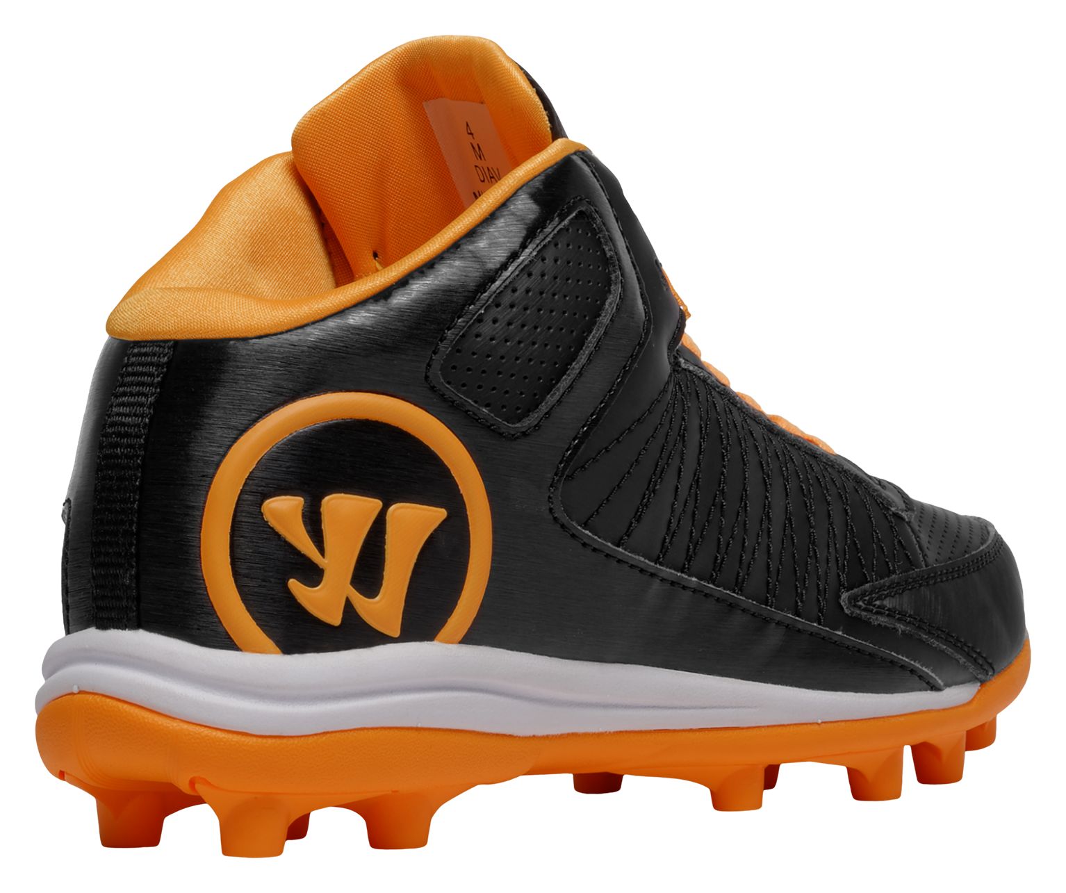 Vex 3.0 Youth Cleat, Black with Orange image number 4
