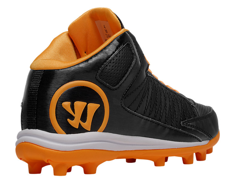 Vex 3.0 Youth Cleat, Black with Orange image number 4