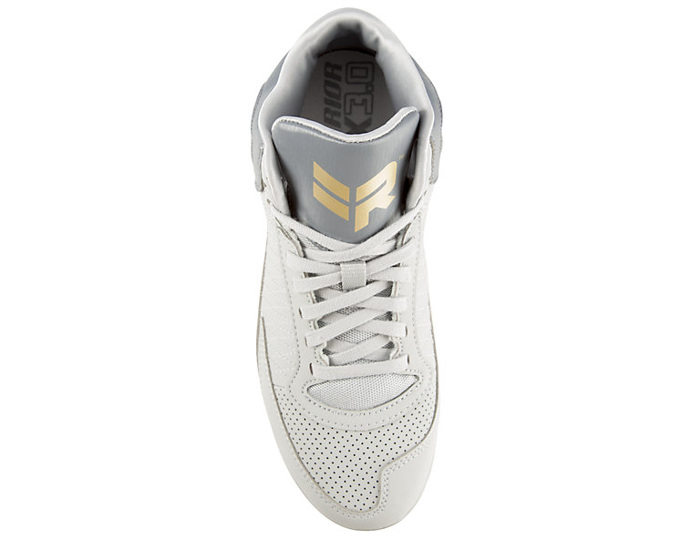 Vex 3.0 Youth Cleat, Grey with Gold image number 0