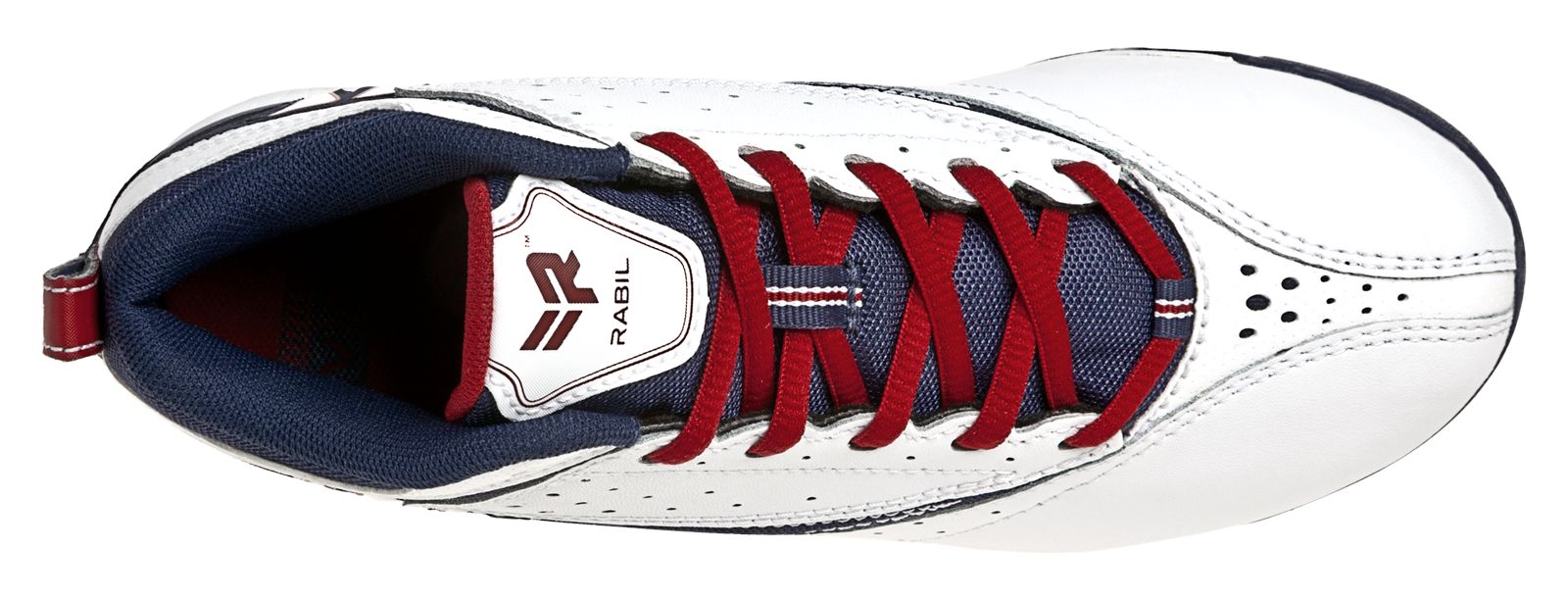 Youth Vex Cleat - Rabil Edition, White with Blue & Red image number 0