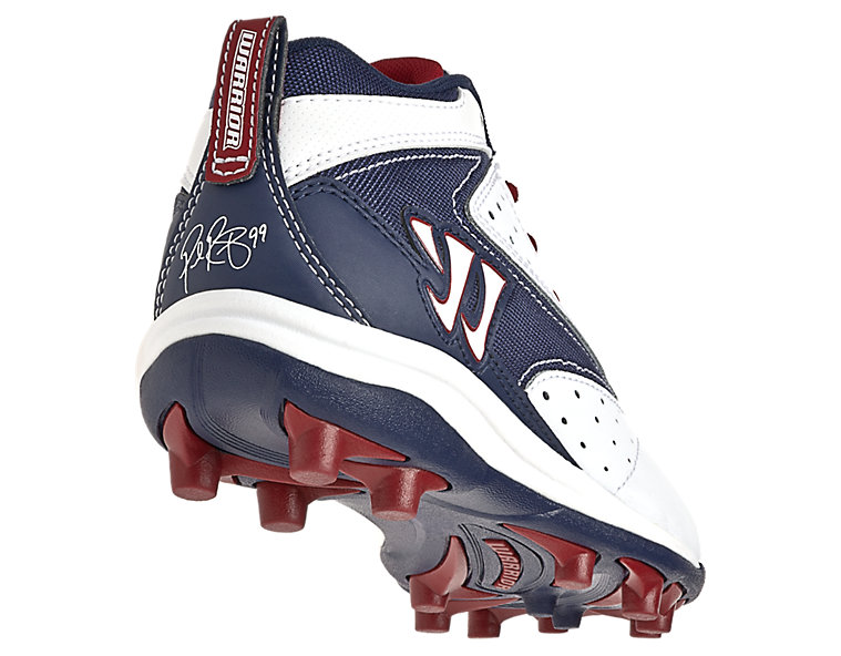 Youth Vex Cleat - Rabil Edition, White with Blue & Red image number 4